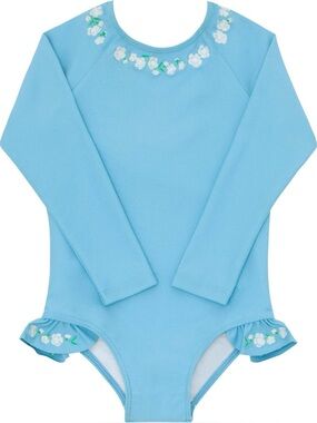 Minnow x FANM MON Lagoon Rashguard One-piece swimsuit NWT 5-6T